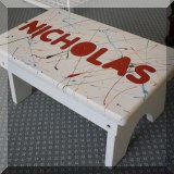 Y20. Nicholas puzzle stool.  